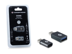 CONCEPTRONIC Adapter USB-C->-A/Micro-B 2Stk 480Mbs OTG gr