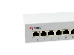 Equip Patchpanel 8xRJ45 Cat6a Desktop 500MHz RAL7035