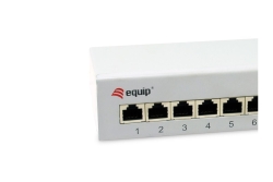 Equip Patchpanel 8xRJ45 Cat6a Desktop 500MHz RAL7035