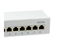 Equip Patchpanel 8xRJ45 Cat6a Desktop 500MHz RAL7035