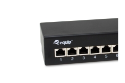 Equip Patchpanel 8xRJ45 Cat6a Desktop 500MHz RAL9005