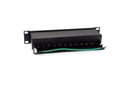 Equip 10 Patchpanel 12xRJ45 Cat6a FTP 1U 500MHz RAL9005
