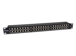 Equip 19 Patchpanel 48xRJ45 Cat6a FTP 1U 500MHz RAL9005