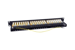 Equip 19 Patchpanel 48xRJ45 Cat6a FTP 1U 500MHz RAL9005
