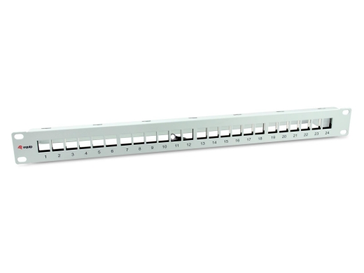 Equip 19 Patchpanel 24xKeystones FTP 1U RAL7035