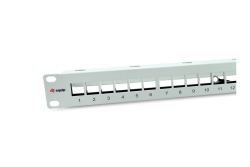 Equip 19 Patchpanel 24xKeystones FTP 1U RAL7035