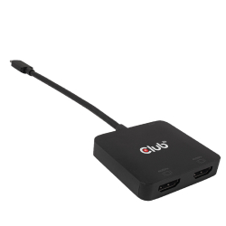 Club3D MST-Hub USB 3.2 Typ C > 2x HDMI 4K60Hz +100W PD St/Bu retail