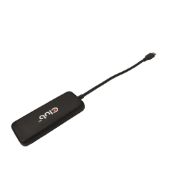 Club3D USB-Hub Typ C > 4x USB Typ C 10Gbps + 100W PD St/Bu retail