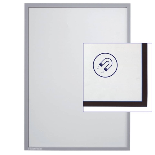 X-tra!Line® Dokumentenhülle Frame It - A4, Hartfolie, matt, grau