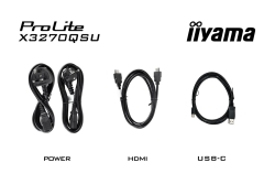 IIYAMA 80.0cm (31,5) X3270QSU-B1 16:9 2xHDMI+DP+3xUSB IPS retail
