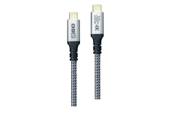 2GO Datenkabel USB-C 3.2 100W PD 120cm grau