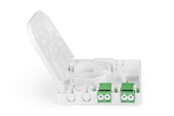 DIGITUS FTTH Gehäuse mit 2 x LC/APC DX Kupplung
