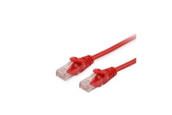 Equip Patchkabel Cat6 U/UTP 2xRJ45 0.15m rot PVC Polybeutel