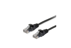 Equip Patchkabel Cat6 U/UTP 2xRJ45 0.15m schwarz PVC...