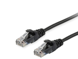 Equip Patchkabel Cat6A U/UTP 2xRJ45 0.15m schwarz LSZH...