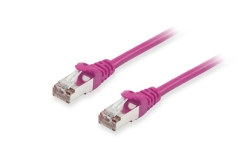Equip Patchkabel Cat6A S/FTP 2xRJ45 0.25m lila LSZH...