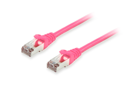 Equip Patchkabel Cat6A S/FTP 2xRJ45 1.00m pink LSZH...