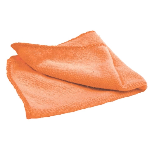 Reinigungstuch - Mikrofaser 40 x 40 cm, orange