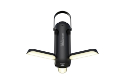 RealPower LED outdoor Light 190,solar,schwarz,6.000mAh