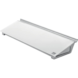 Glas Memoboard Diamond - 46 x 6 x 15 cm, weiß