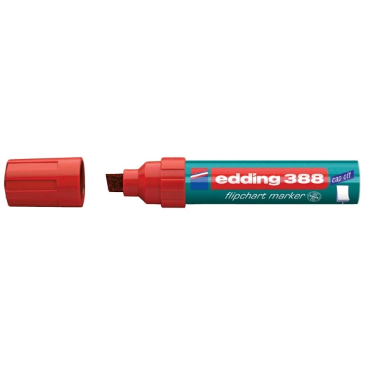 388 Flipchartmarker - 4 - 12 mm, rot