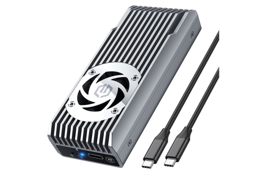 GRAUGEAR externes Gehäuse USB-C M.2 NVMe mit Lüfter 20Gbit