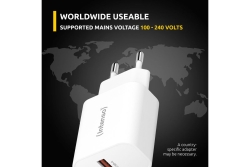 Intenso Power Adapter 1x USB-A/1x USB-C 30W White