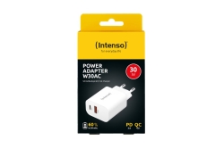 Intenso Power Adapter 1x USB-A/1x USB-C 30W White