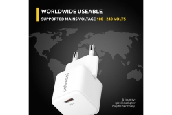 Intenso Power Adapter 1x USB-C 30W GaN White