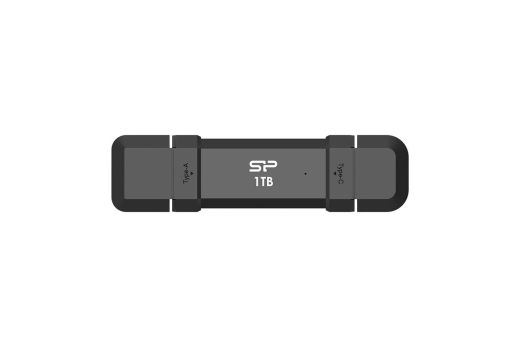 Silicon Power USB-Stick 1TB USB 3.2 Typ A+C DS72 Black
