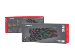 Genesis Gaming Tastatur THOR 303 brown kabelgeb. (DE)