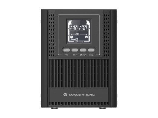 CONCEPTRONIC USV 1000VA/ 900W/4xIEC/HID USB/+Online Tower sw