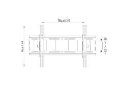 Techly Wandhalterung für LED/LCD 32-70