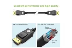 Techly Displayport-Kabel 2.1 M/M 2m