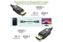 Techly Displayport-Kabel 2.1 M/M 2m