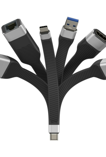 Techly USB4 Gen3 C auf C Flexibles Kabel