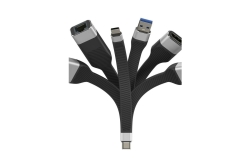 Techly USB4 Gen3 C auf C Flexibles Kabel