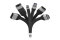 Techly Flexibler Adapter Typ C auf RJ45