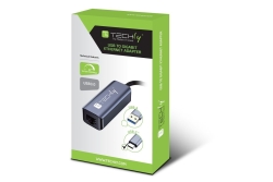 Techly USB 3.1 Typ C auf RJ45 Adapter