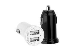 Techly USB Autoladegerät 4800mA 2p Schwarz