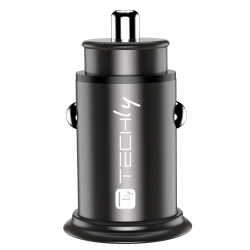 Techly Autoladegerät 5V 2p USB A USBC 38W