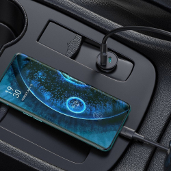 Techly Autoladegerät 5V 2p USB A USBC 38W