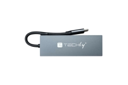 Techly Hub USB-C 4 in 1