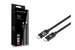 CONCEPTRONIC Kabel USB-C4.0->C 240W/PD3.1 40Gbs 2.00m sw