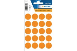 HERMA Vielzwecketiketten/Farbpunkte 19mm rund leuchtorange