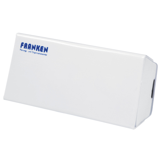 Löscher für Schreibtafel, Magnettafel, 7,5 x 4,5 x 16 cm, Gehäusefarbe: weiß