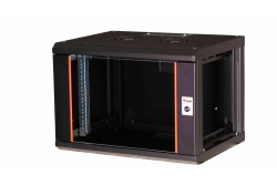 Equip 19 Netzwerkschrank Glastür PM 600x450mm 7HE schwarz
