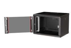 Equip 19 Netzwerkschrank Glastür PM 600x450mm 7HE schwarz