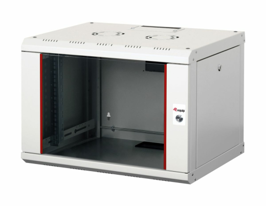 Equip 19 Netzwerkschrank Glastür PM 600x450mm 7HE grau