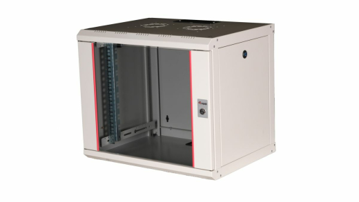 Equip 19 Netzwerkschrank Glastür PM 600x450mm 9HE grau